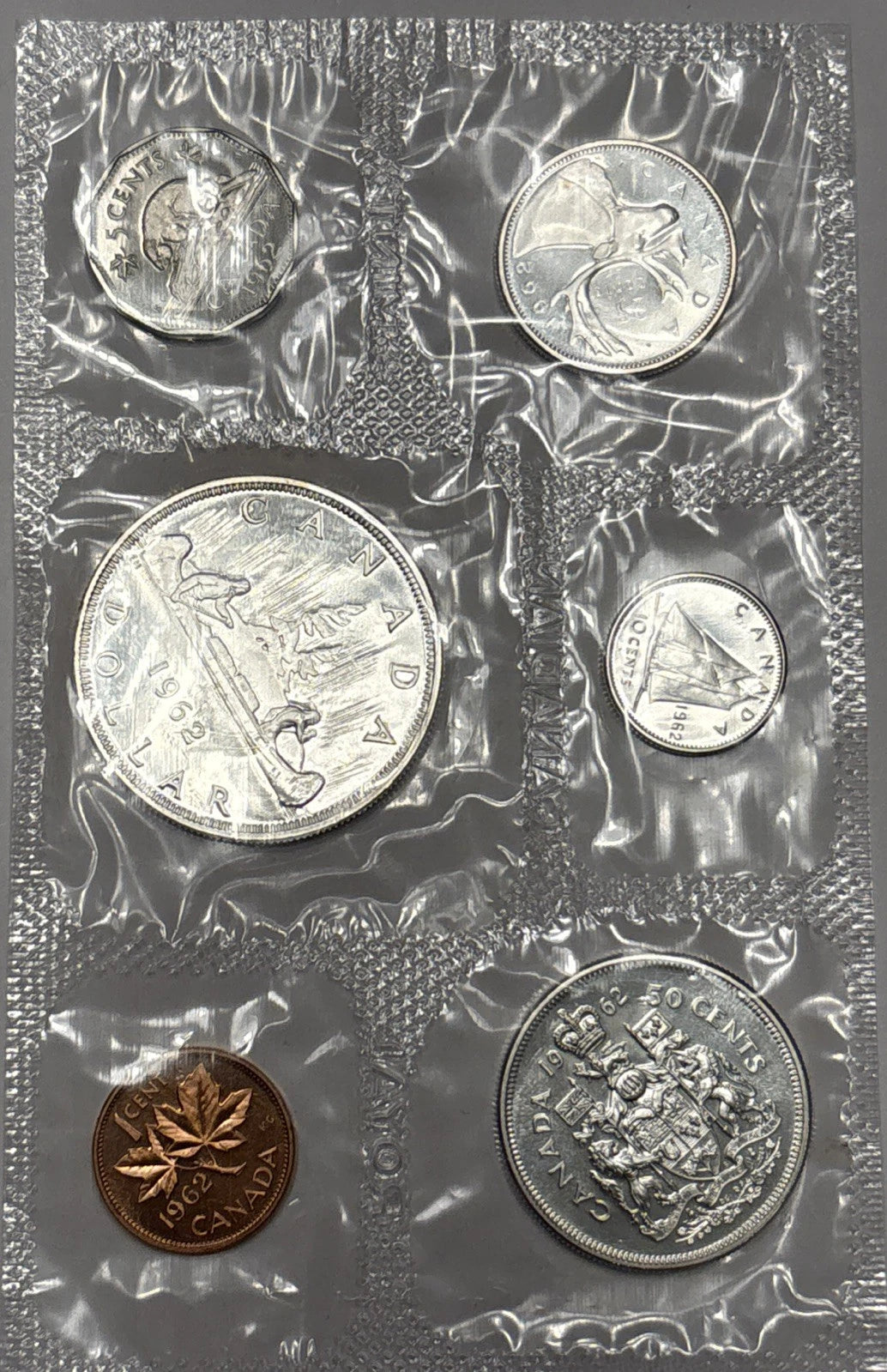1962 Royal Canadian Mint Proof-Like Set 80% Silver Uncirculated