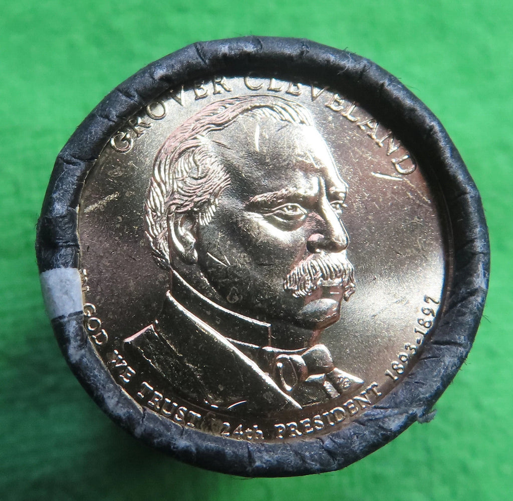 2012-P Grover Cleveland 2nd Term Presidential Dollar 25-Coin Unopened Roll