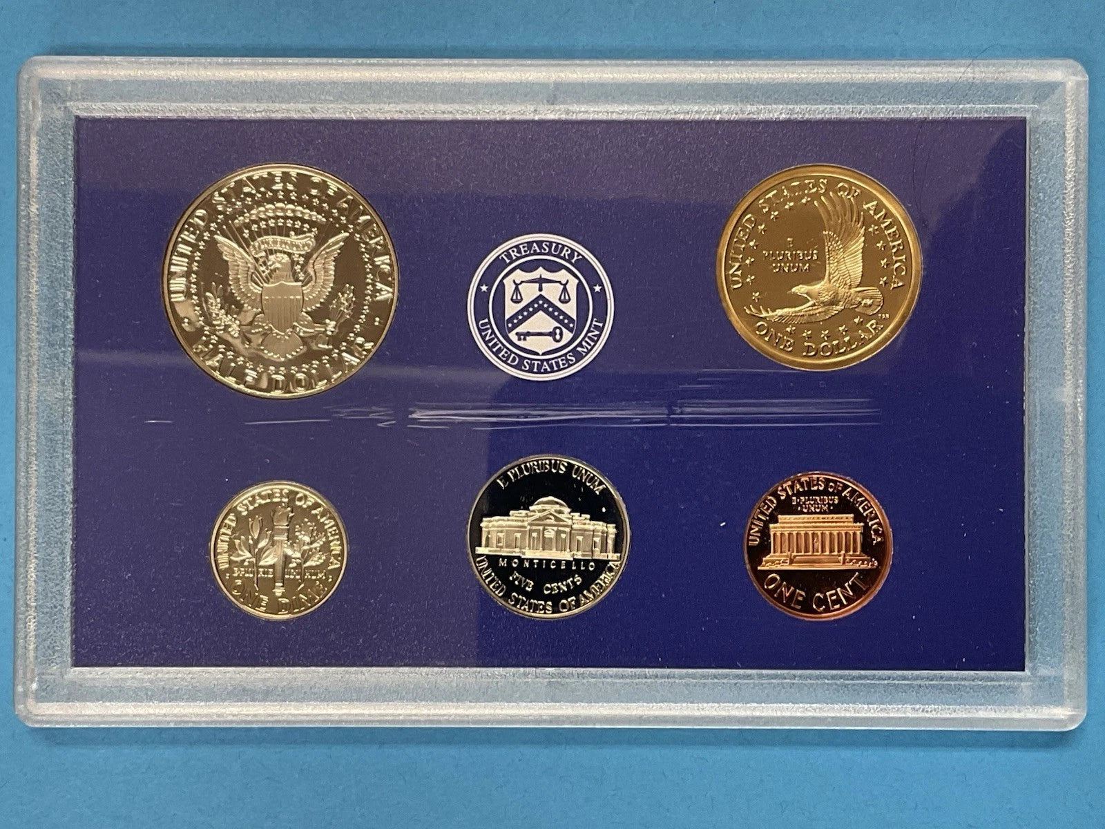 2002-S US Mint Proof Set 10 Coins w/ Box & COA