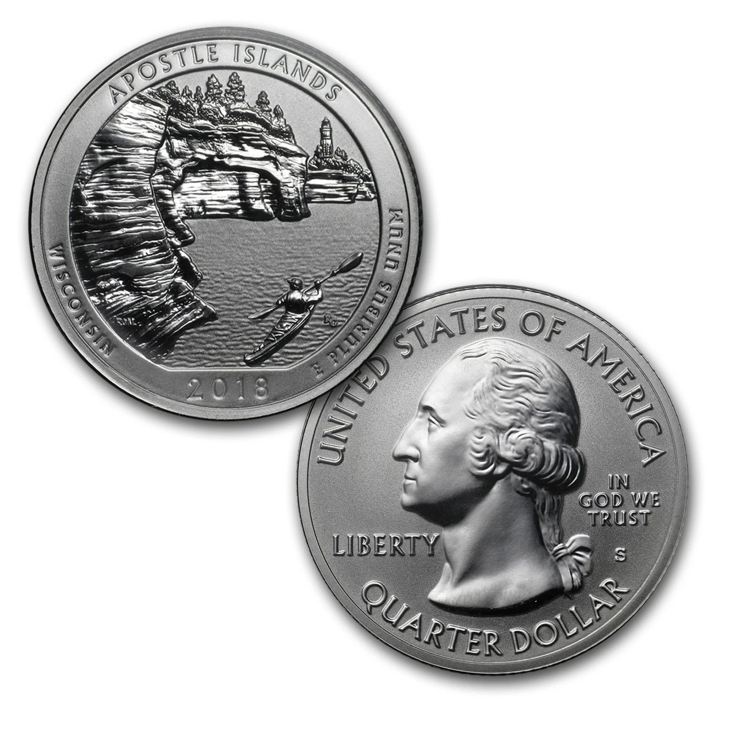 2018-S US Mint 50th Anniversary Silver Reverse Proof Set 5 Coins w/ Box & COA