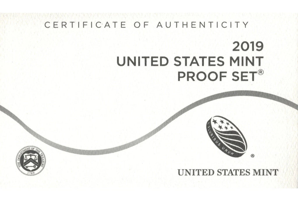2019-S US Mint Proof Set 10 Coins with OGP & COA