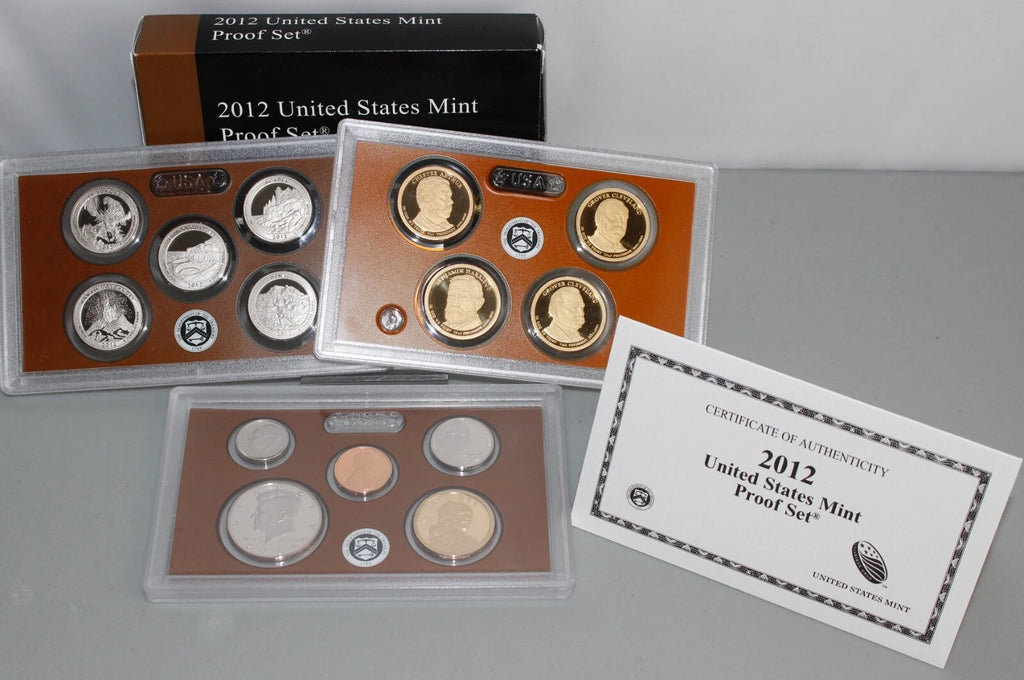 2012-S US Mint Clad Proof Set 14 Coins w/ Box & COA