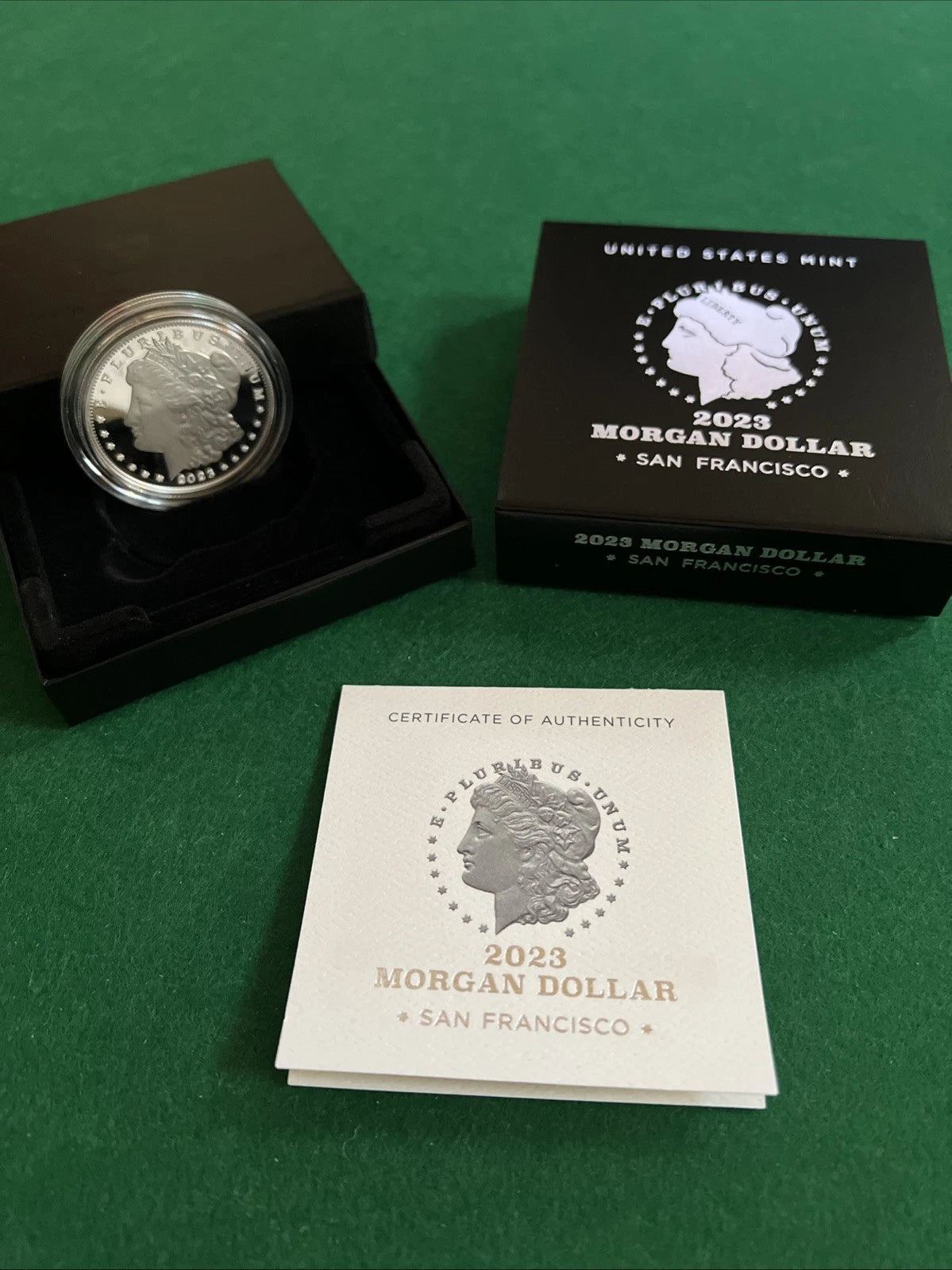 2023-S Morgan Silver Dollar $1 Proof Coin OGP & COA