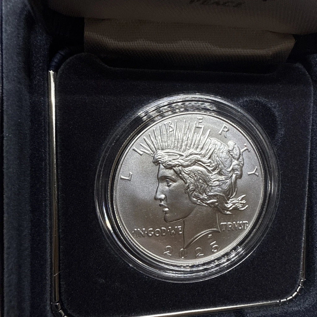 2025-P Peace Silver Dollar $1 Uncirculated OGP & COA Philadelphia Mint