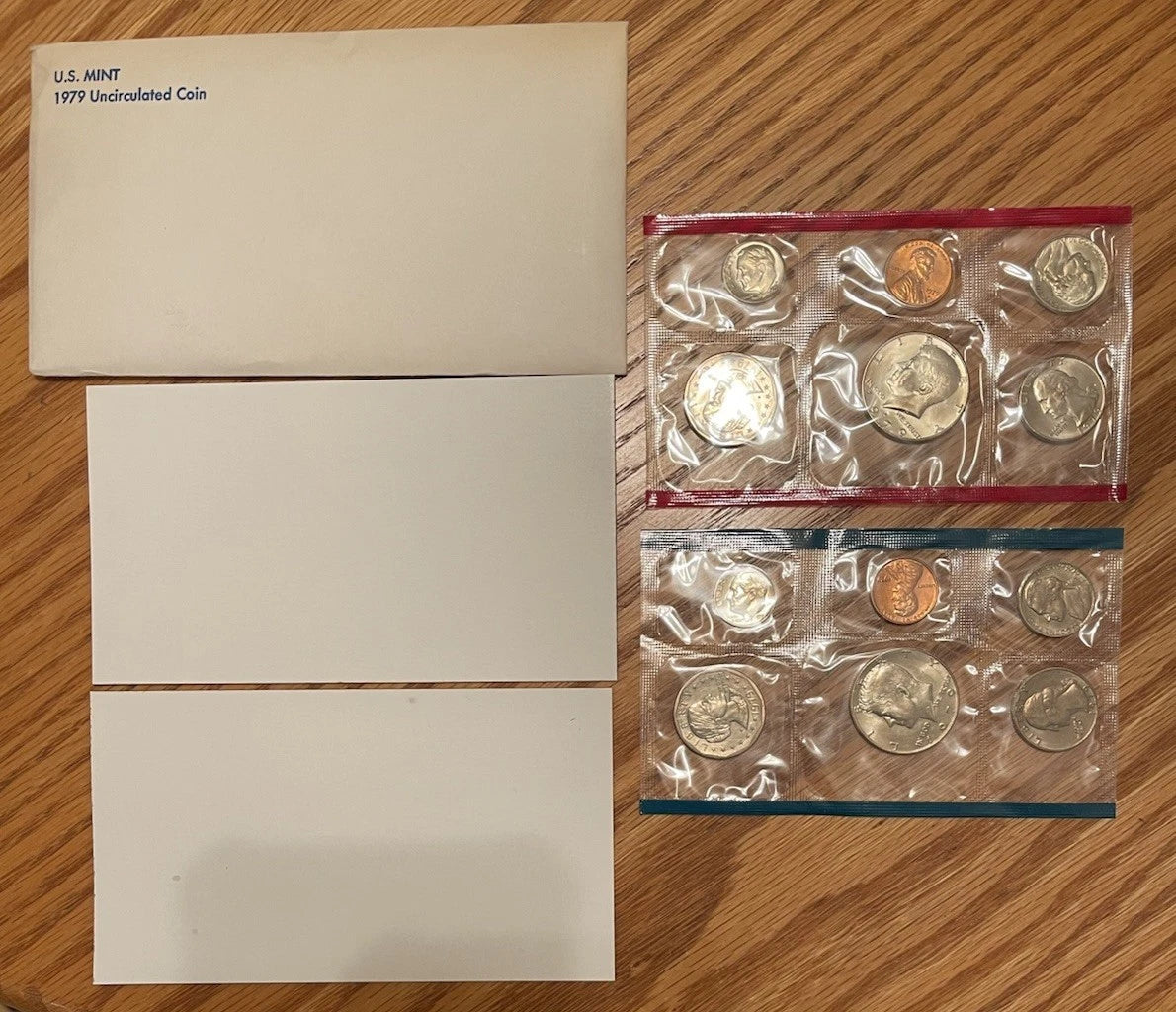 1979 P&D US Mint Uncirculated Set 12 Coins with OGP