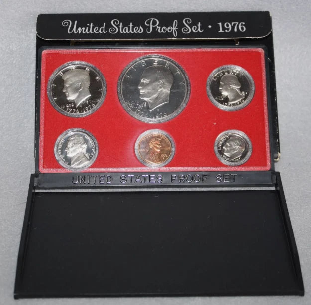 1976-S US Mint Proof Set 6 Coins OGP Bicentennial
