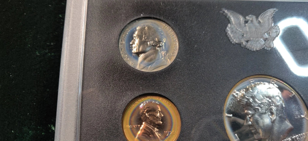 1970-S US Mint Proof Set 5 Coins with Blue Envelope