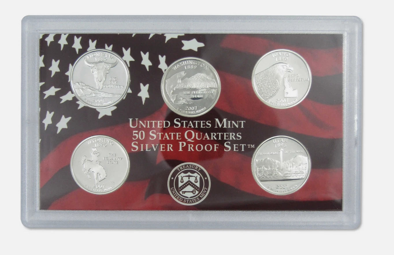 2007-S US Mint Silver Proof Set 11 Coins w/ Box & COA