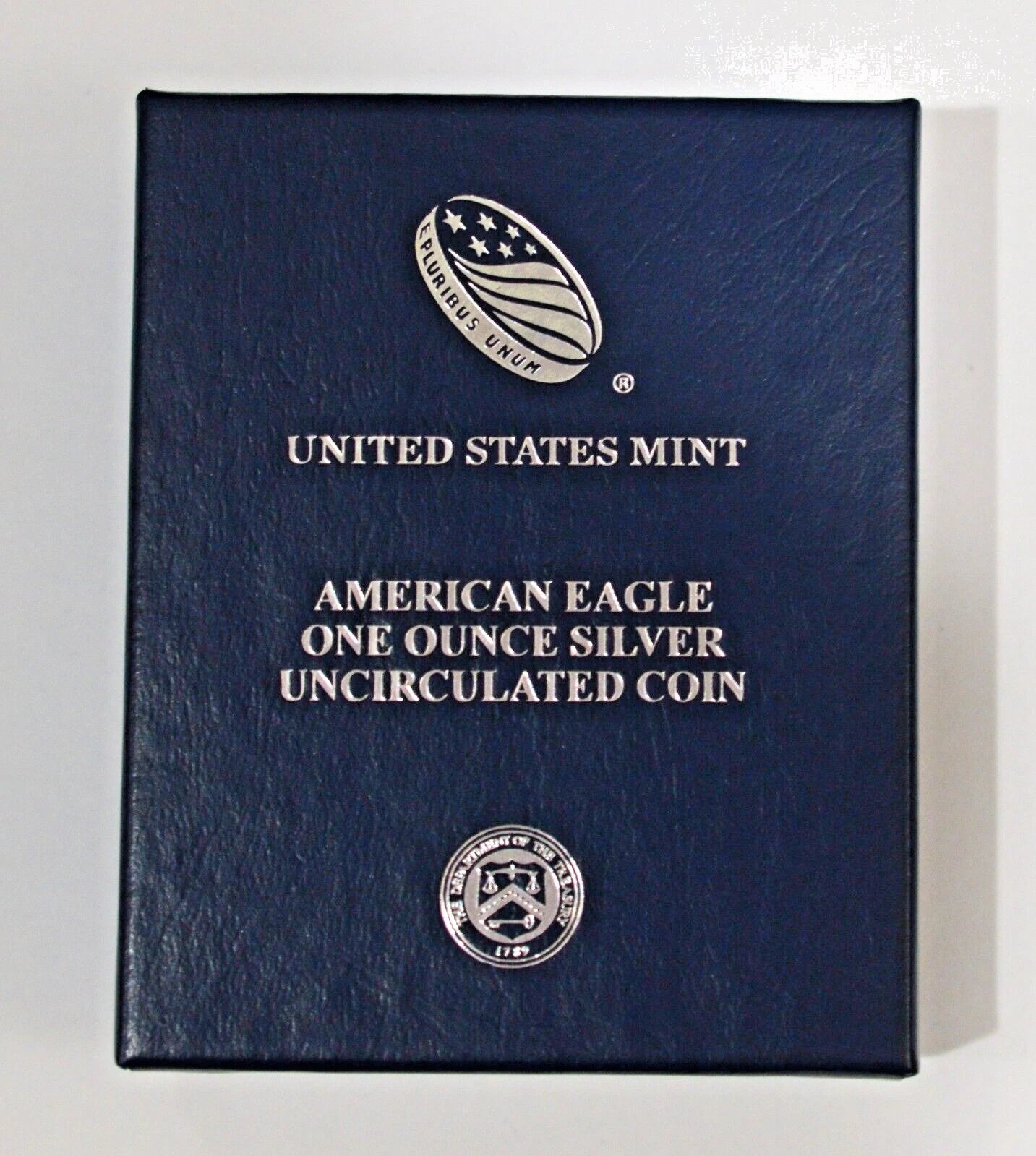2019-W American Silver Eagle 1 oz Burnished Uncirculated Coin Box & COA