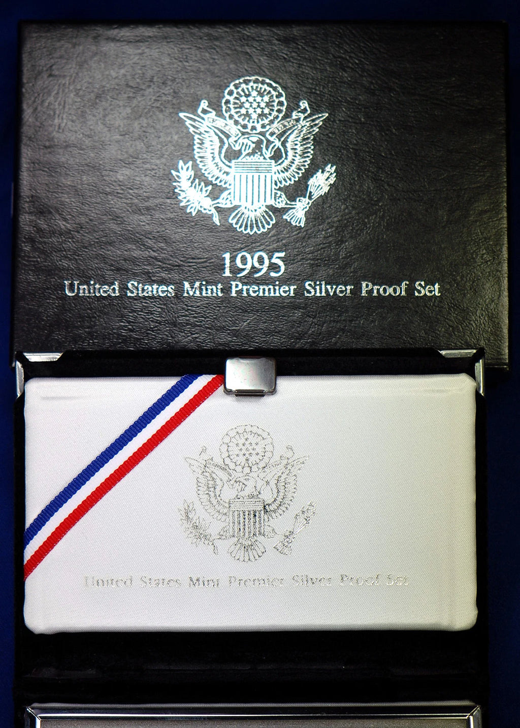 1995-S US Mint Premier Silver Proof Set 5 Coins with Custom Display Box
