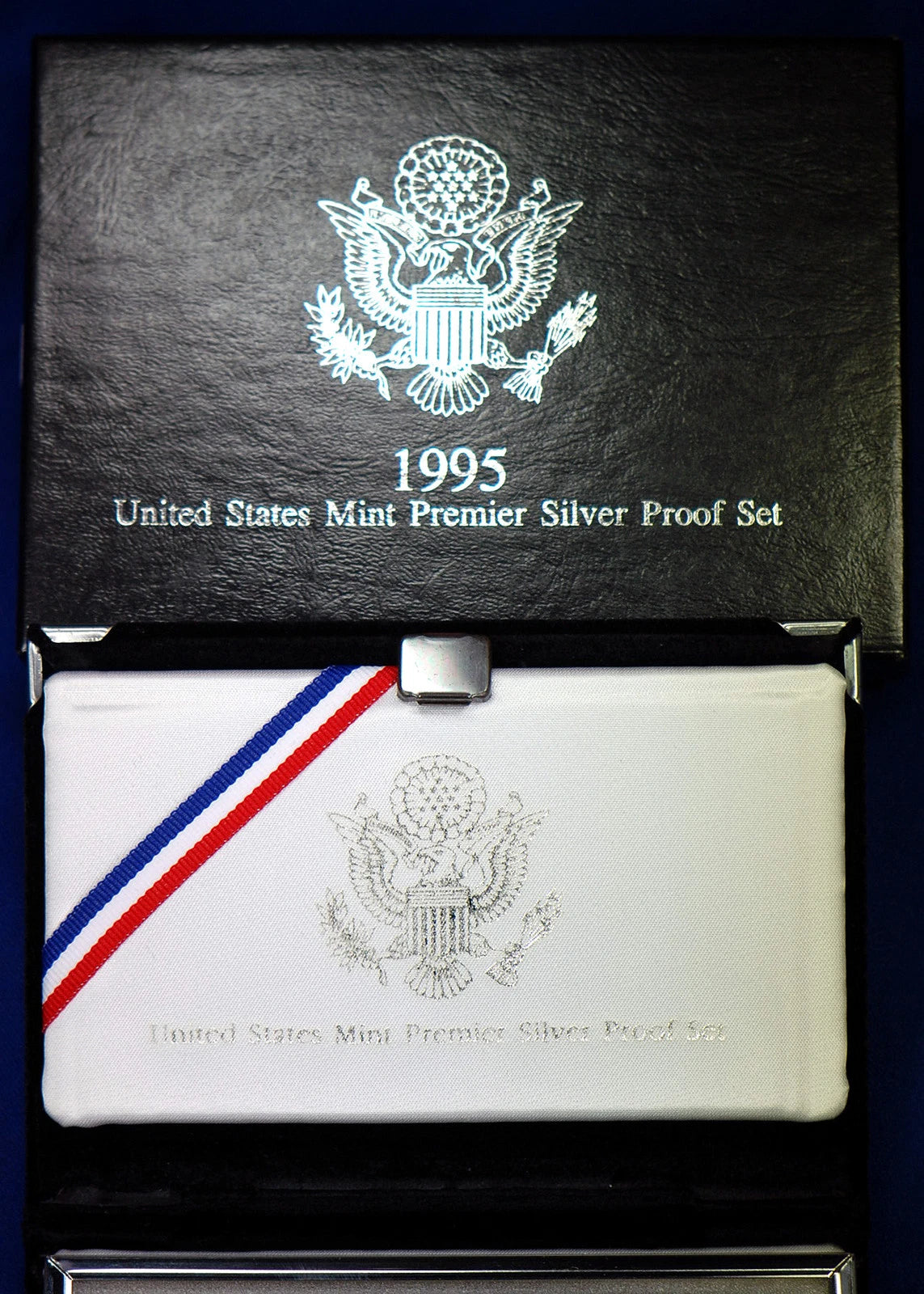 1995-S US Mint Premier Silver Proof Set 5 Coins with Custom Display Box
