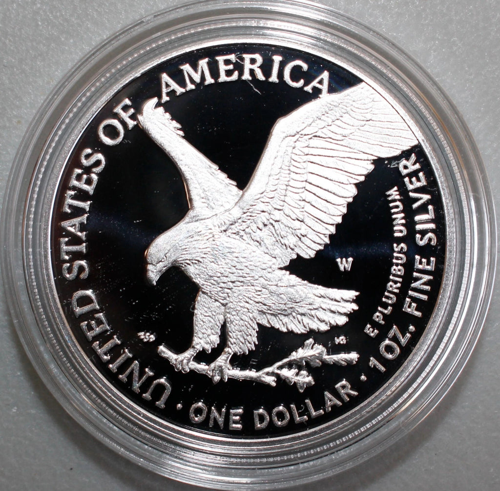2024-W American Silver Eagle 1 oz Proof Silver Dollar Box & COA West Point