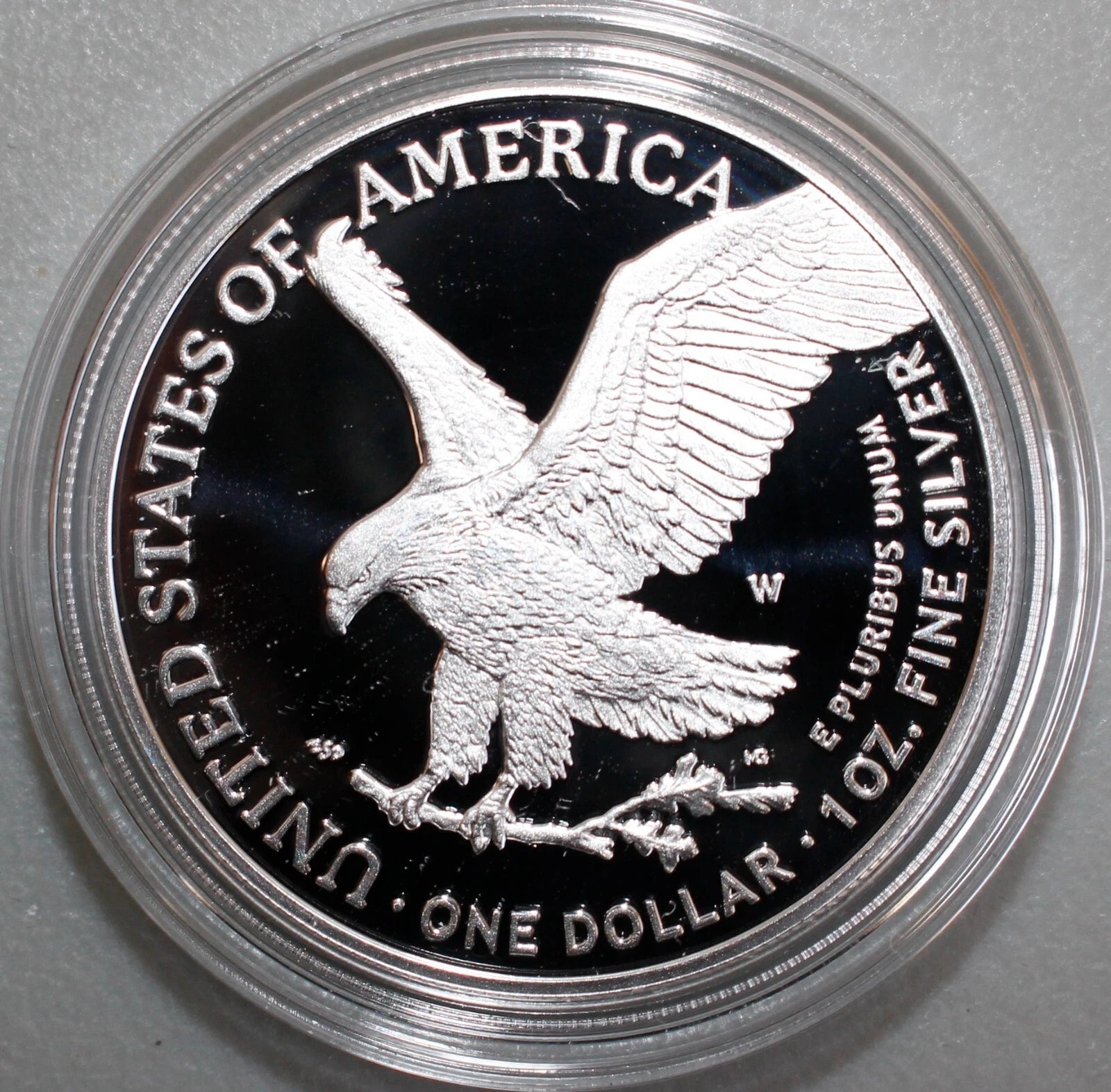 2024-W American Silver Eagle 1 oz Proof Silver Dollar Box & COA West Point