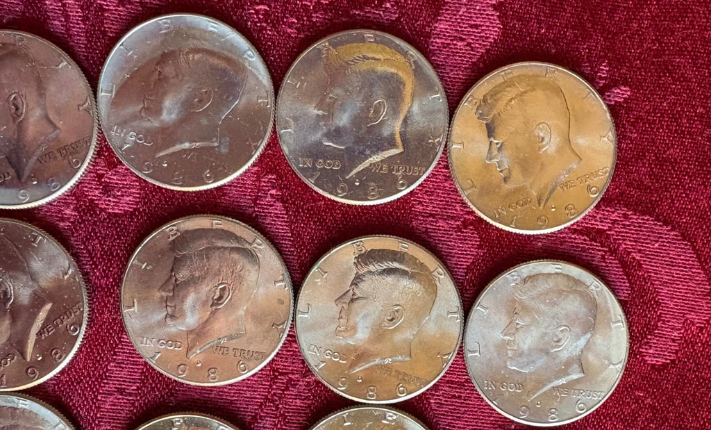 1986-D Kennedy Half Dollar 20-Coin Uncirculated Roll