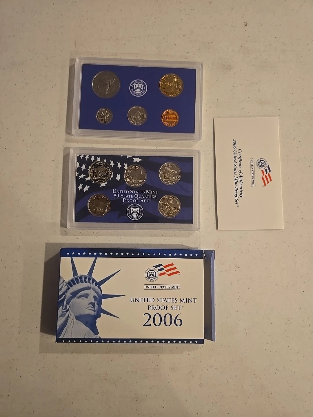 2006-S US Mint Proof Set 11 Coins with COA