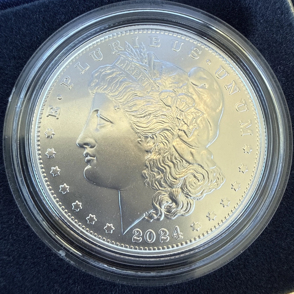 2024-S Morgan Silver Dollar $1 Proof Coin Box & COA