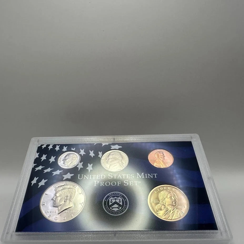 2003-S US Mint 50 State Quarters Proof Set 5 Coins with OGP & COA