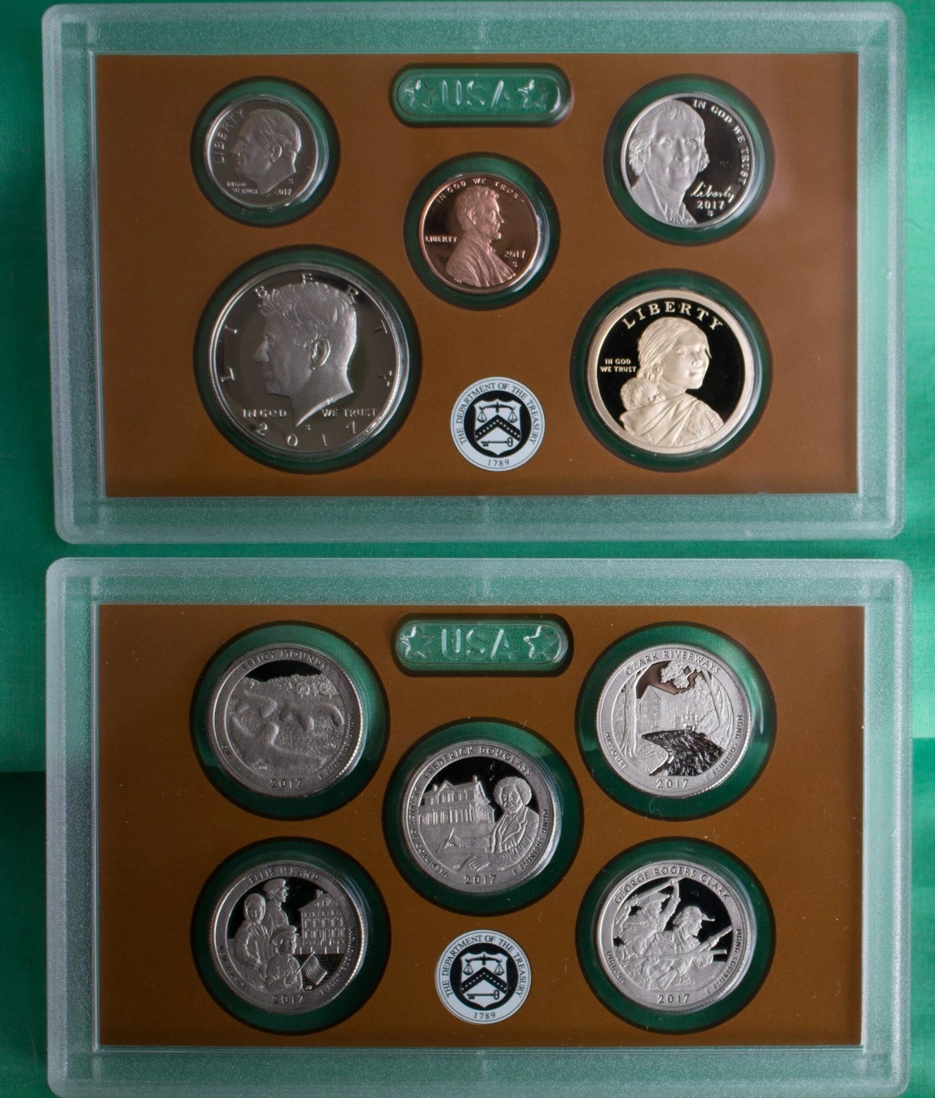 2017-S US Mint Proof Set 10 Coins w/ Box & COA