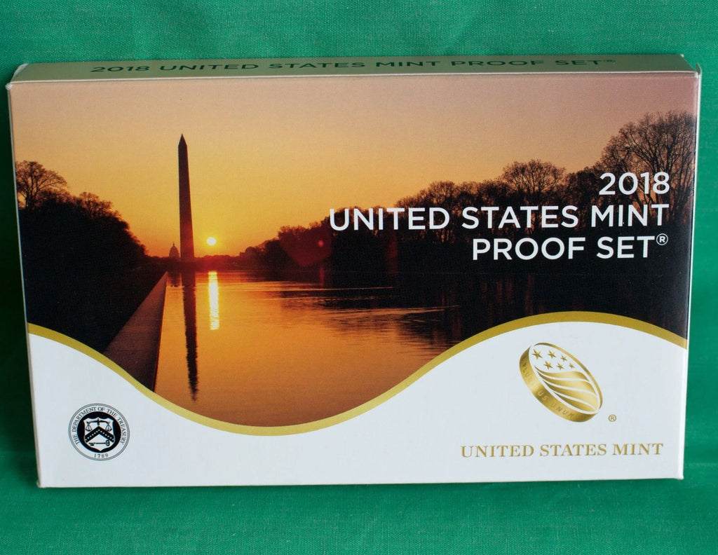 2018-S US Mint Proof Set 10 Coins w/ Box & COA
