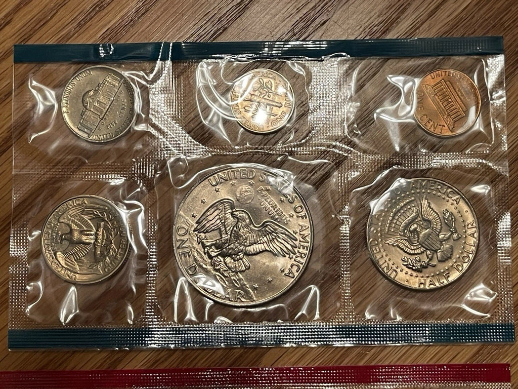 1977 P&D US Mint Uncirculated Set 12 Coins with OGP
