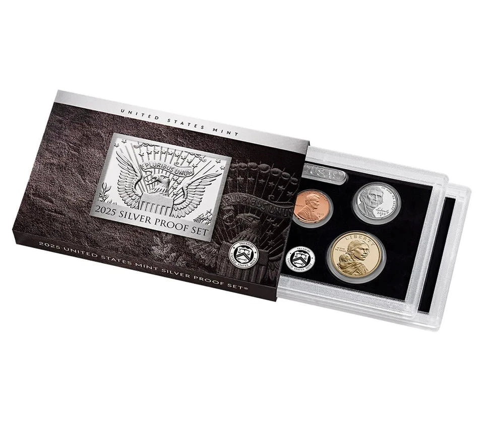 2025-S US Mint Silver Proof Set 10 Coins w/ Box & COA