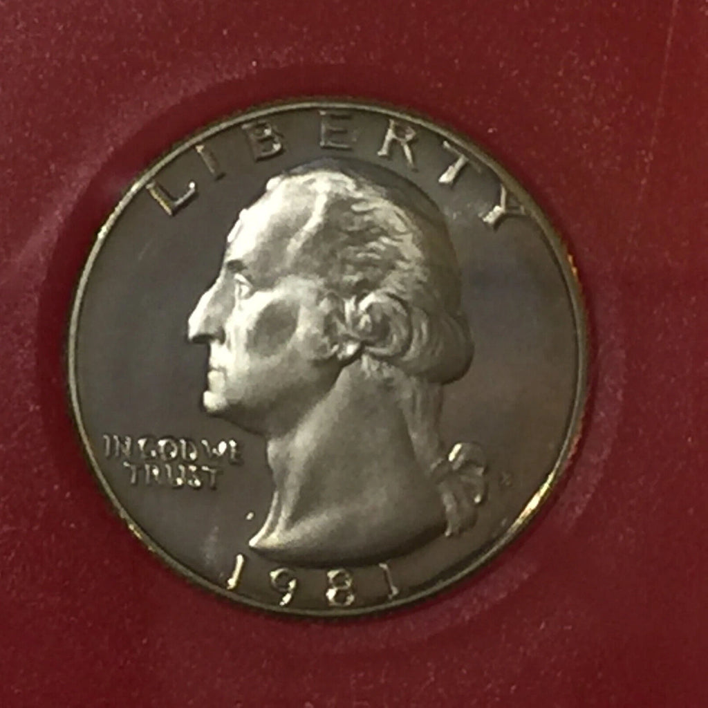 1981-S US Mint Proof Set 6 Coins with OGP Includes Susan B. Anthony Dollar