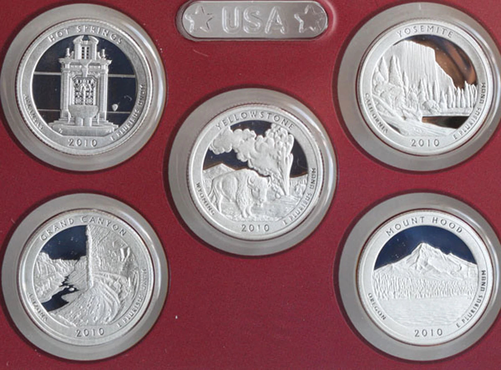2010-S US Mint Silver Proof Set 14 Coins w/ Box & COA