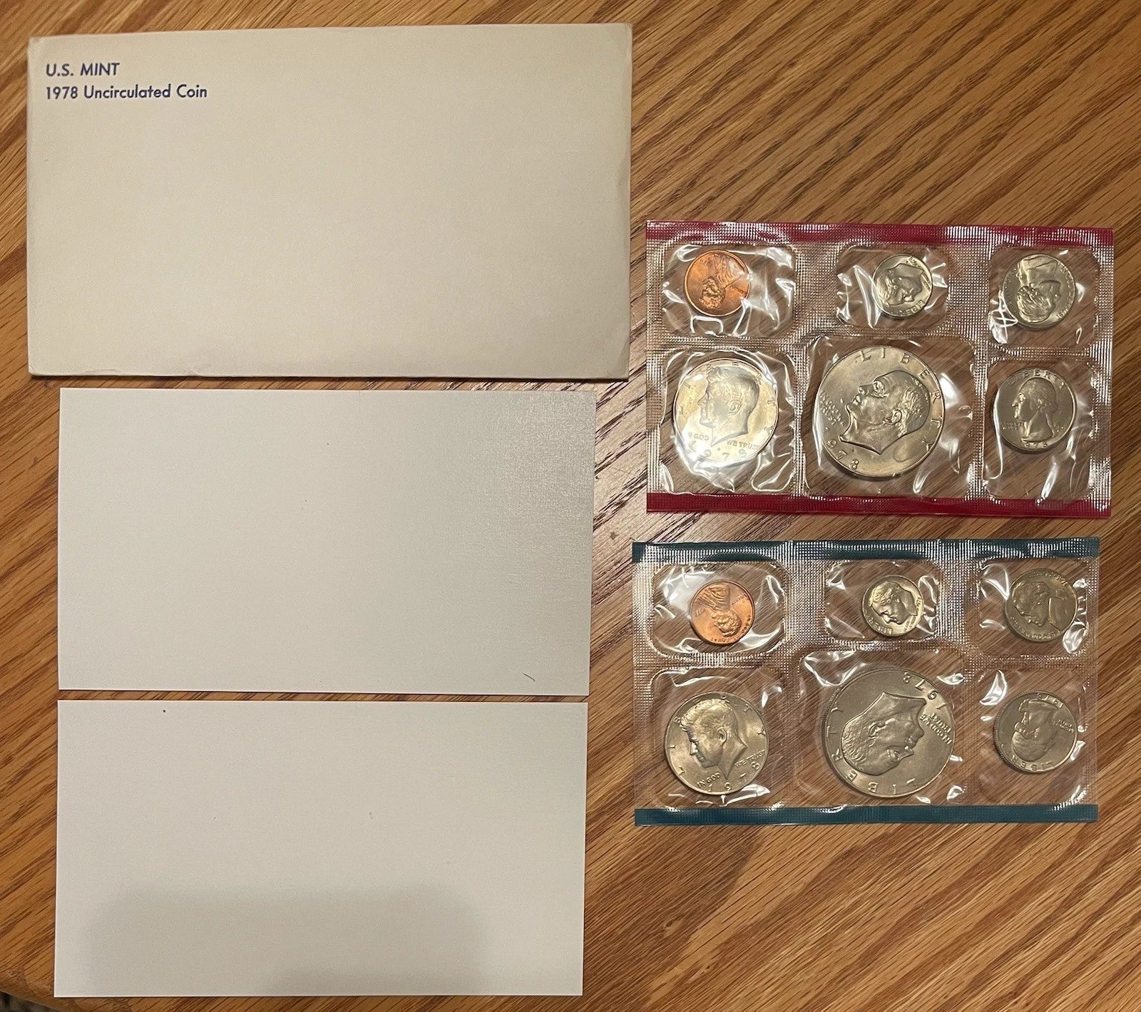 1978 P&D US Mint Uncirculated Set 12 Coins with OGP