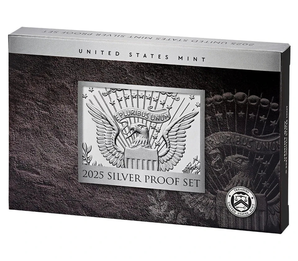 2025-S US Mint Silver Proof Set 10 Coins w/ Box & COA