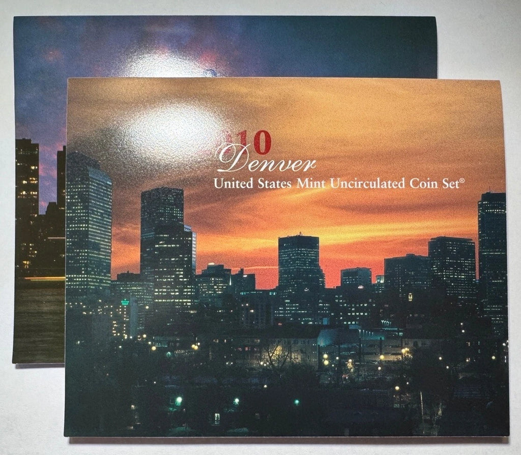 2010 P&D US Mint Uncirculated Set 28 Coins Satin Finish OGP w/ COA
