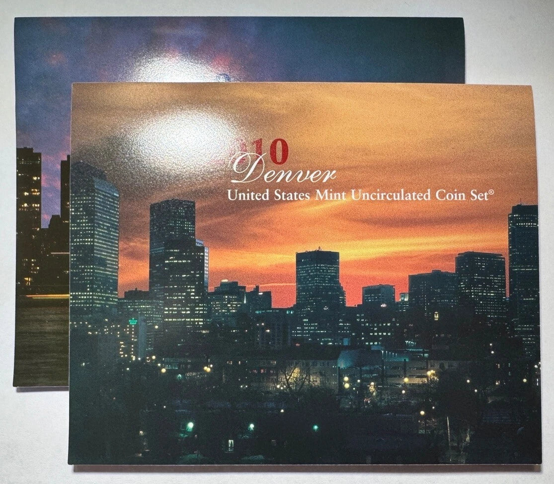 2010 P&D US Mint Uncirculated Set 28 Coins Satin Finish OGP w/ COA