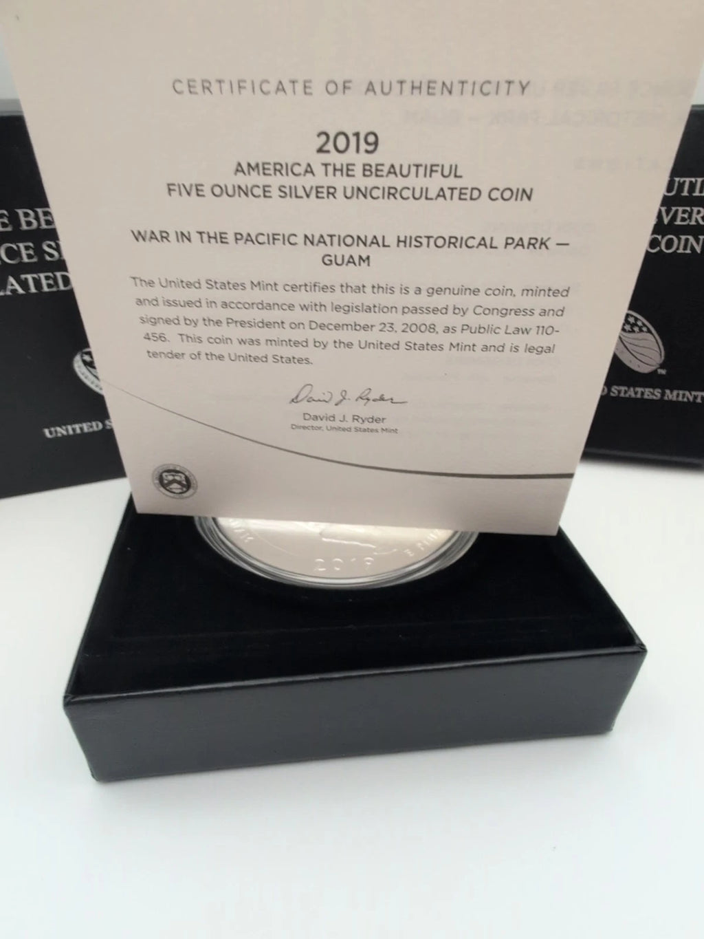 2019-P 5 oz .999 Fine Silver ATB Coin War in the Pacific NHP, Guam