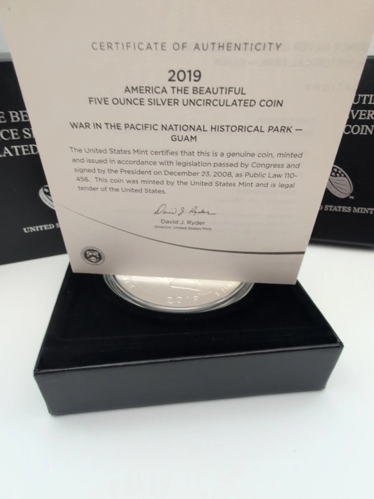 2019-P 5 oz .999 Fine Silver ATB Coin War in the Pacific NHP, Guam