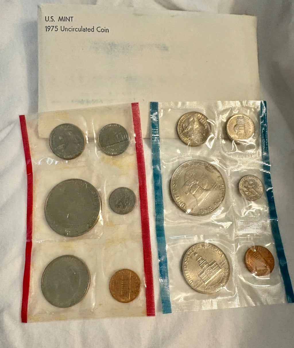 1975 P&D US Mint Uncirculated Set OGP