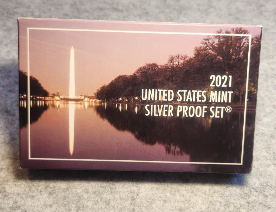 2021-S US Mint Silver Proof Set 7 Coins w/ Box & COA