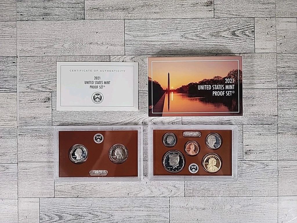2021-S US Mint Clad Proof Set 7 Coins with COA