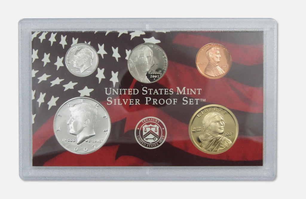 2007-S US Mint Silver Proof Set 11 Coins w/ Box & COA