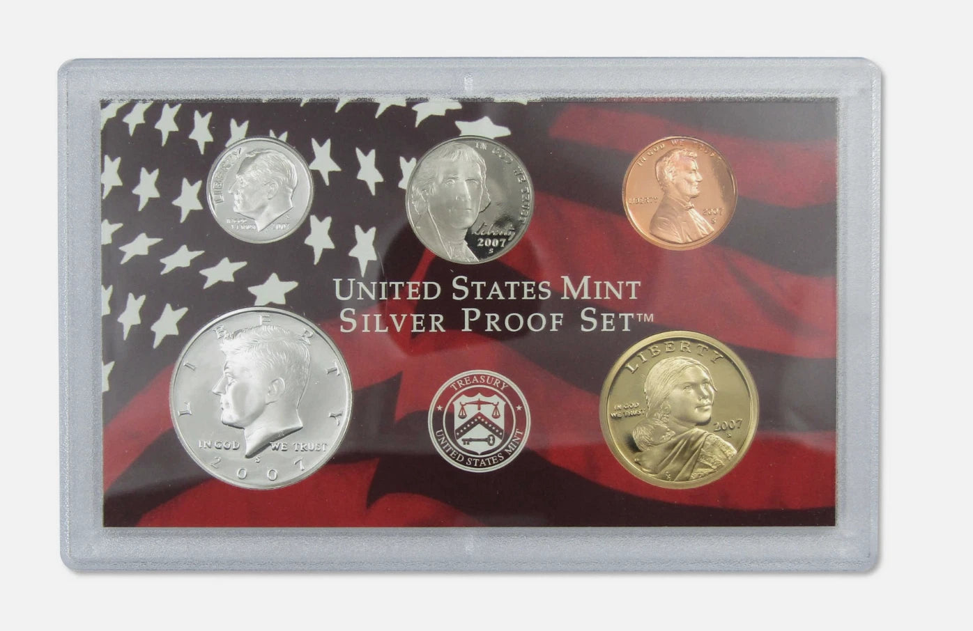 2007-S US Mint Silver Proof Set 11 Coins w/ Box & COA