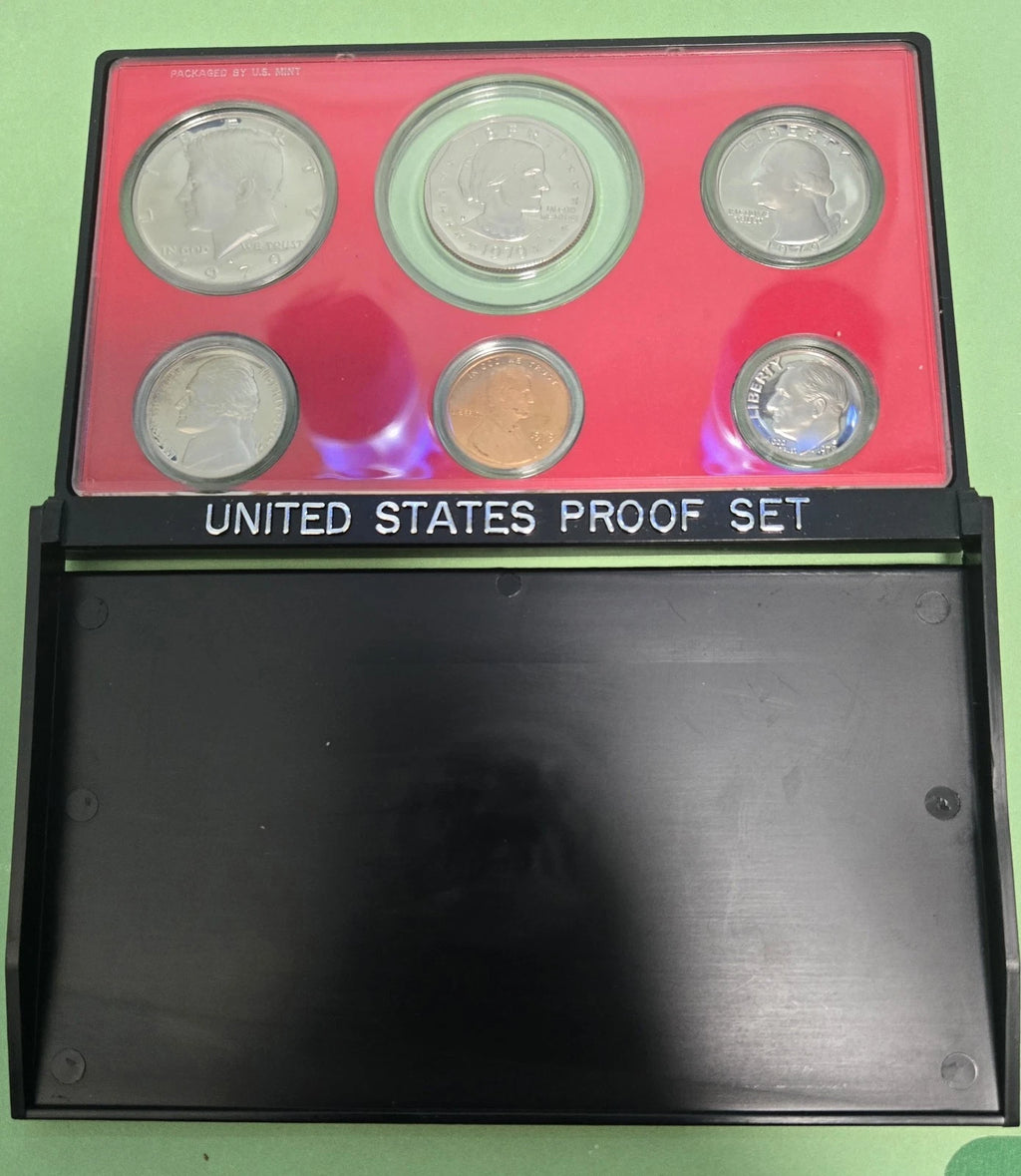 1979-S US Mint Proof Set 6 Coins Black Box