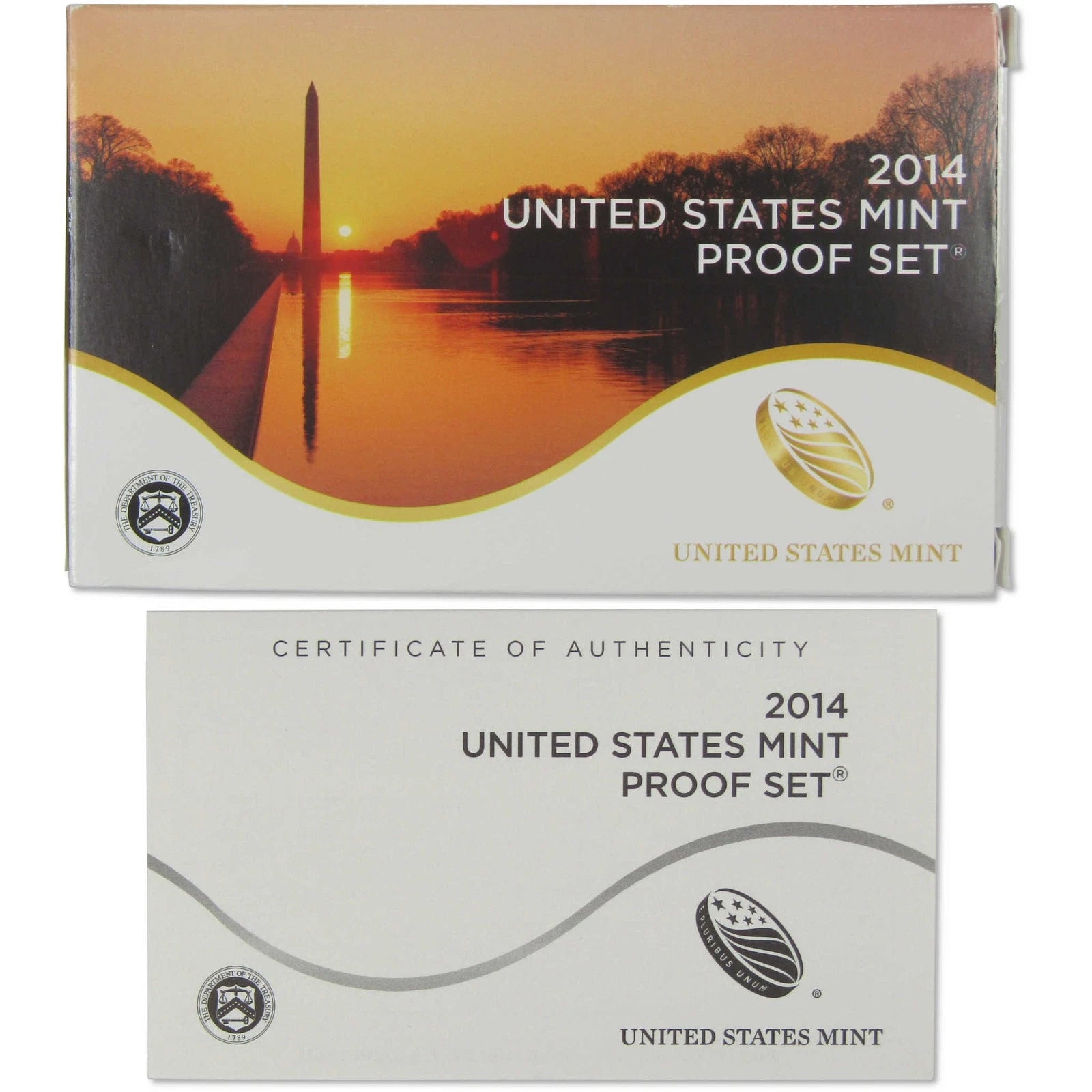 2014-S US Mint Clad Proof Set 14 Coins with OGP & COA
