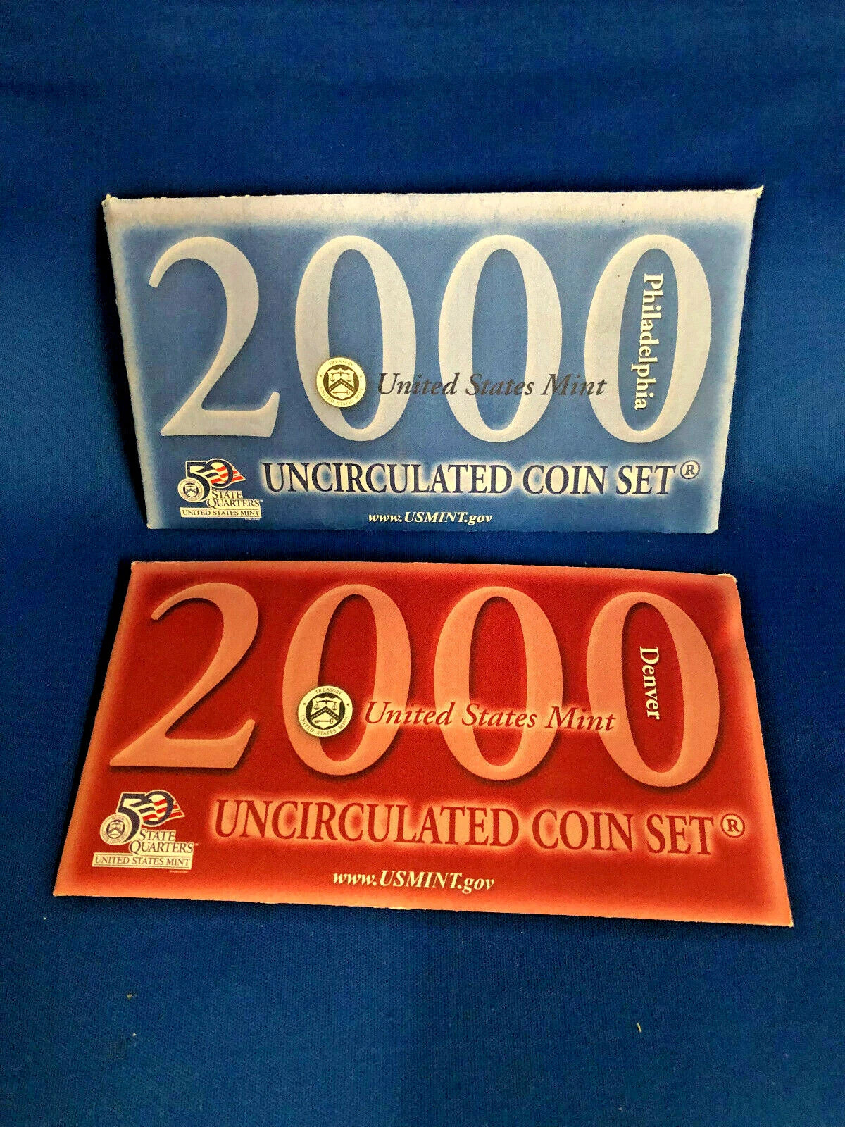 2000 P&D US Mint Uncirculated Set Philadelphia & Denver