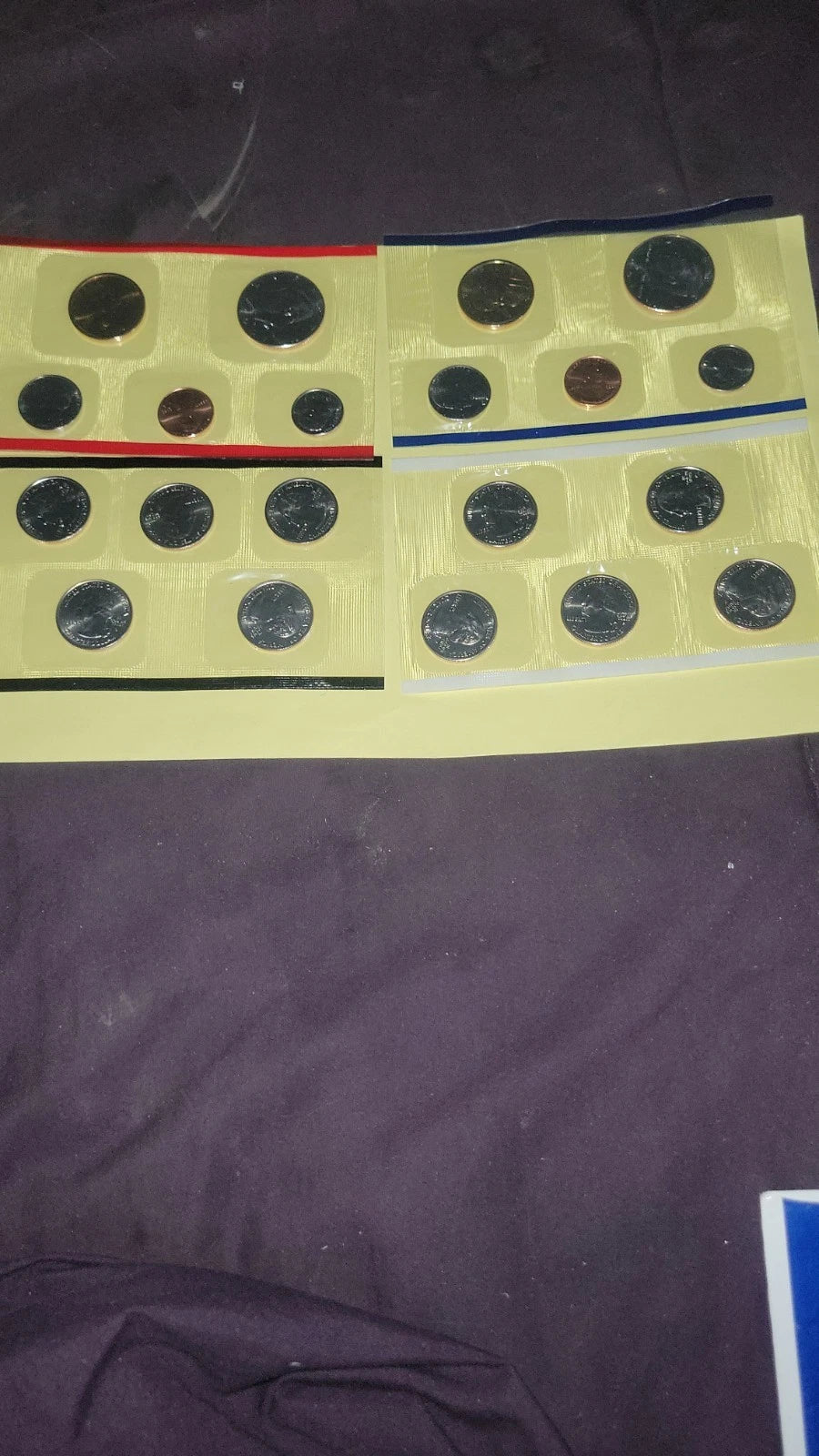 2002 P&D US Mint Uncirculated Set 20 Coins with COA