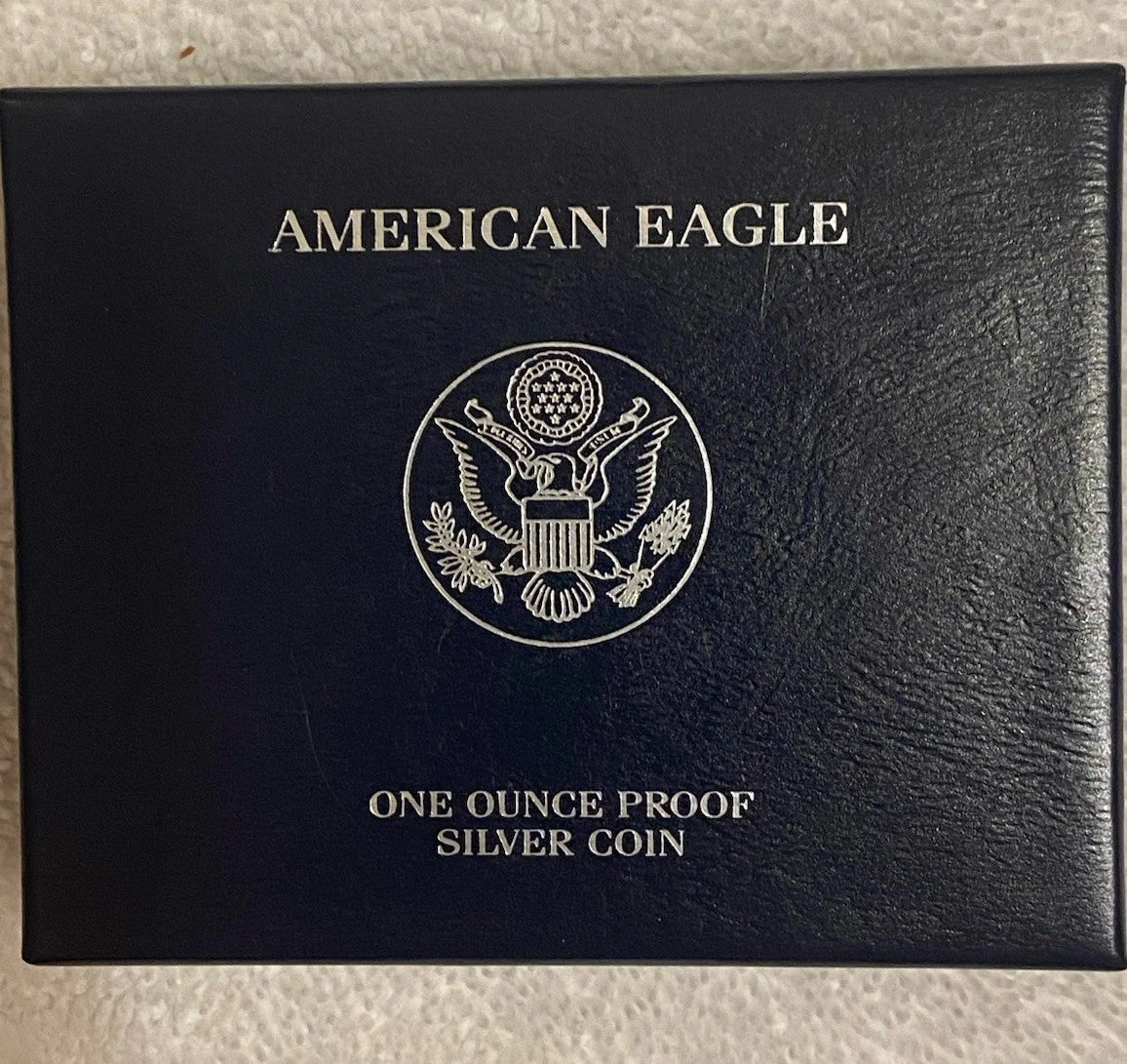 2010-W American Silver Eagle 1 oz Proof Silver Dollar Box & COA