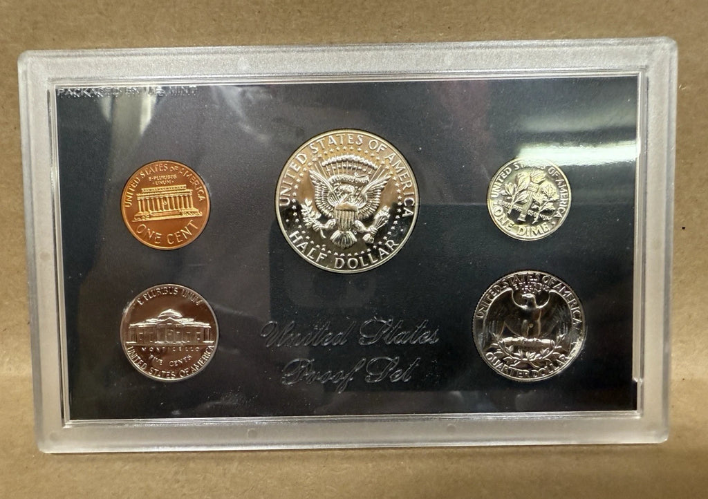 1970-S US Mint Proof Set 5 Coins with Blue Envelope