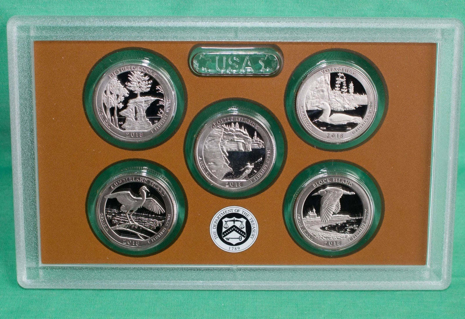 2018-S US Mint Proof Set 10 Coins w/ Box & COA
