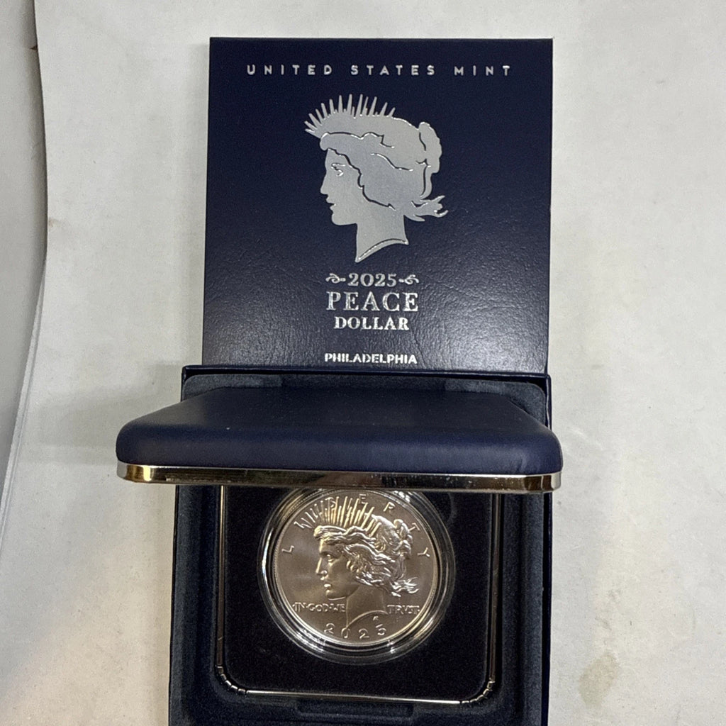 2025-P Peace Silver Dollar $1 Uncirculated OGP & COA Philadelphia Mint