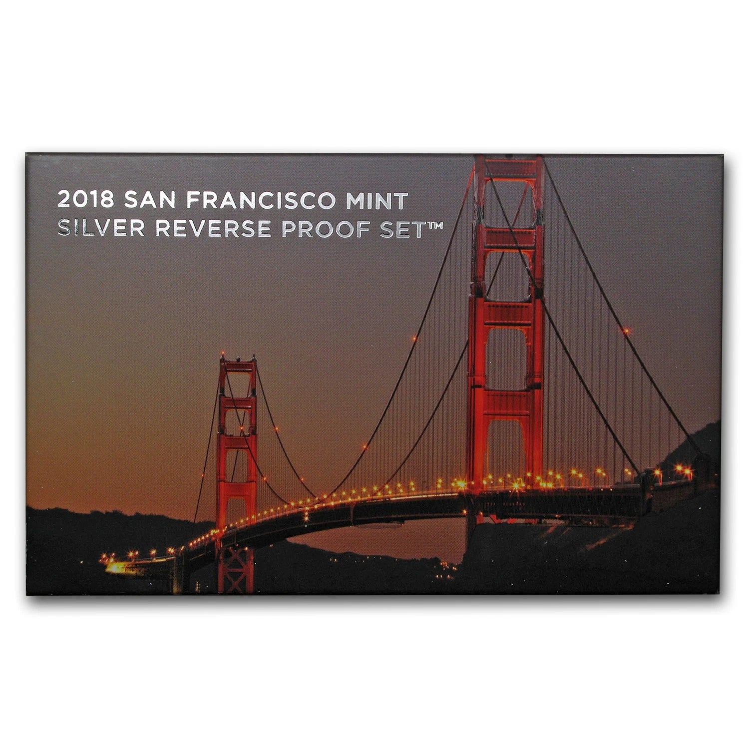 2018-S US Mint 50th Anniversary Silver Reverse Proof Set 5 Coins w/ Box & COA