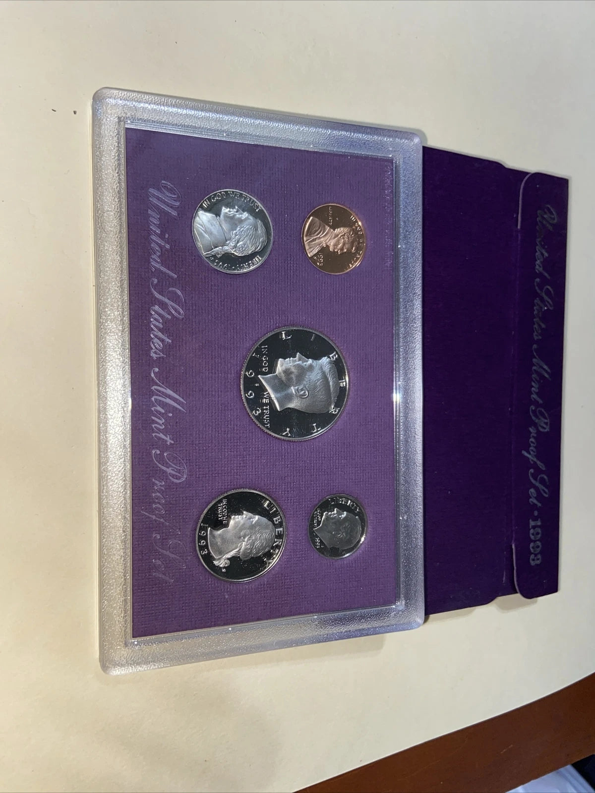 1993-S US Mint Proof Set 5 Coins San Francisco Mint