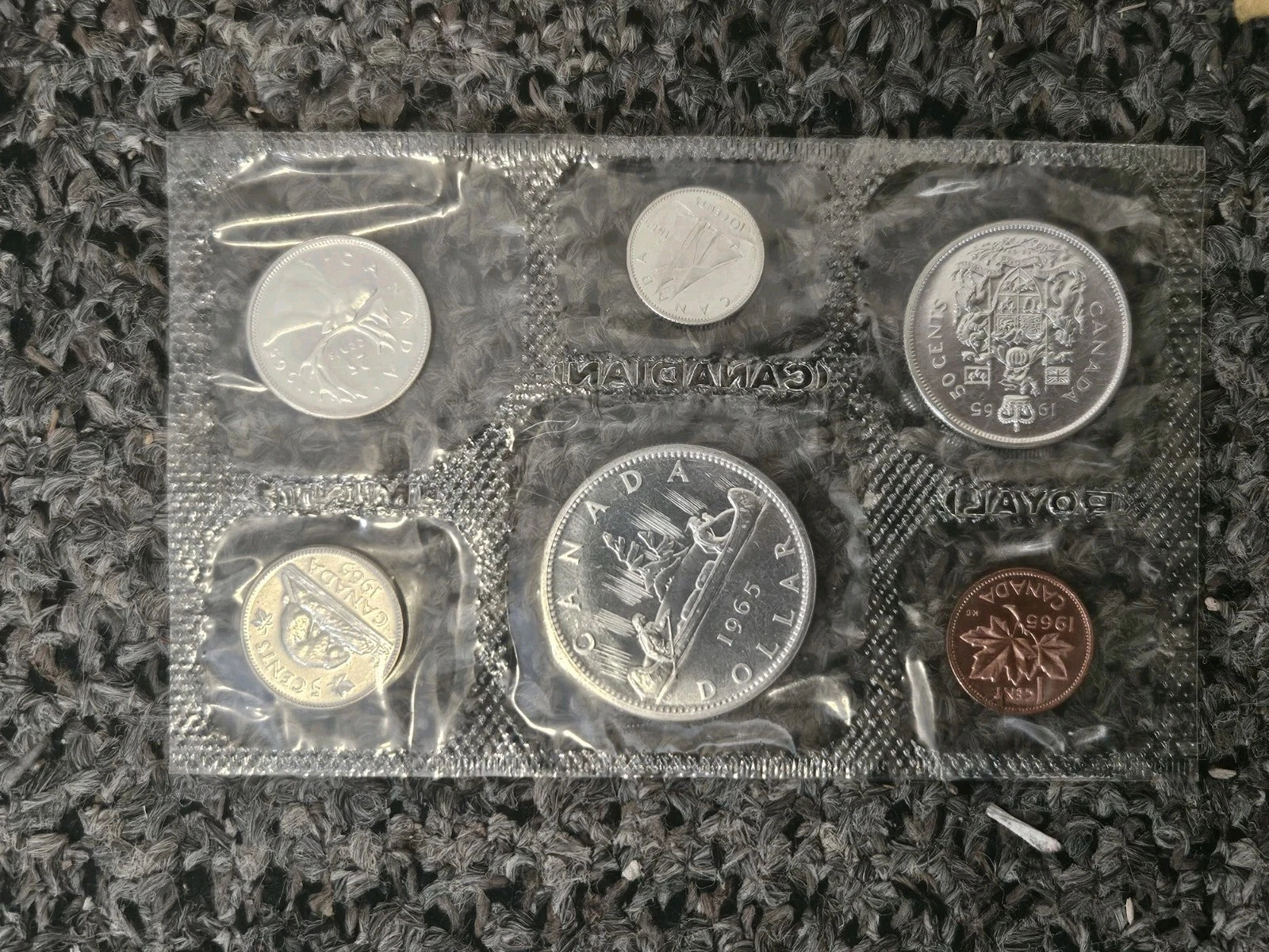 1965 Royal Canadian Mint Proof-Like Set 80% Silver Uncirculated