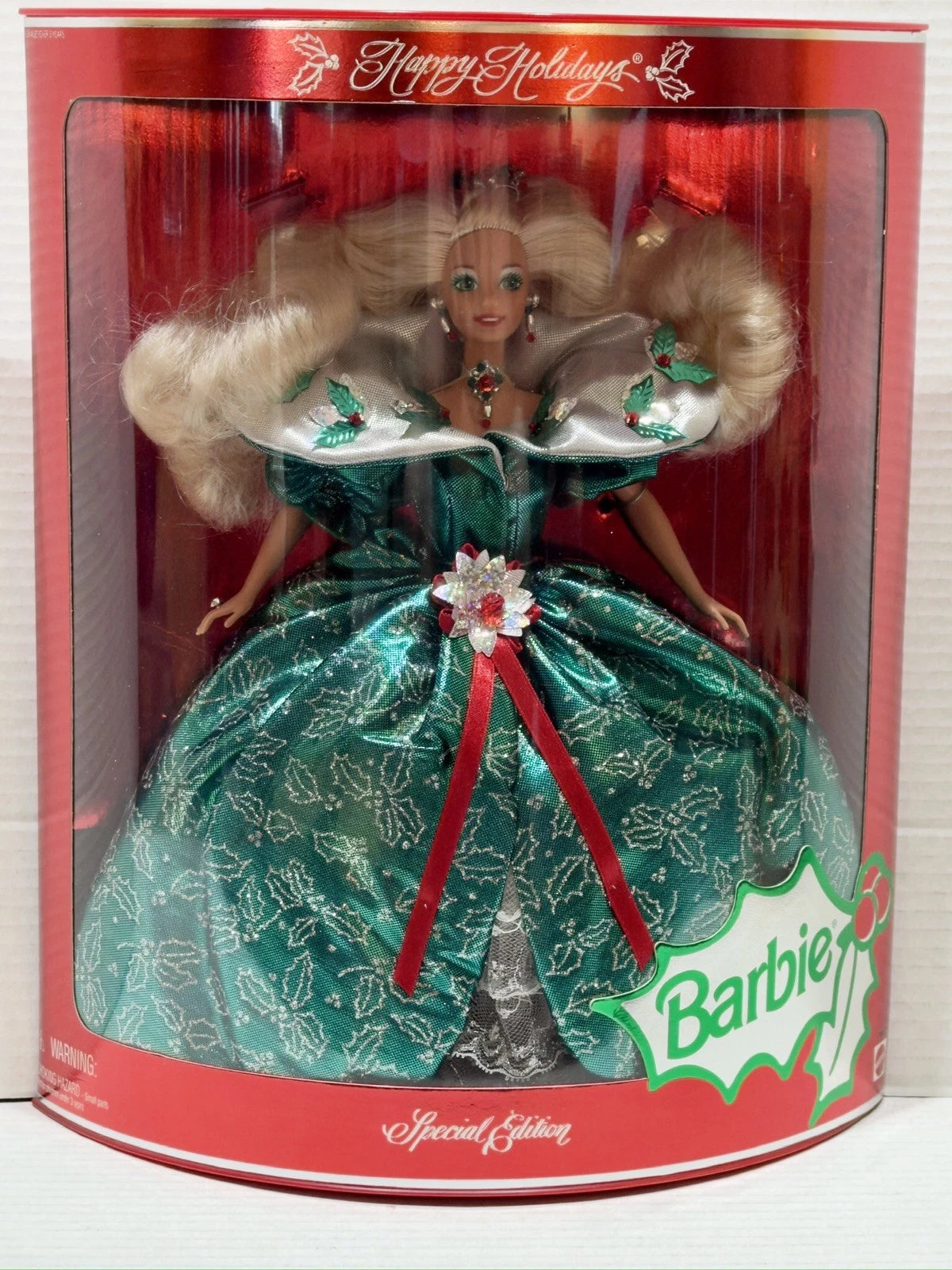 1995 Mattel Happy Holidays Barbie Special Edition Collector Doll NRFB